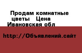 Продам комнатные цветы › Цена ­ 200 - Ивановская обл.  »    